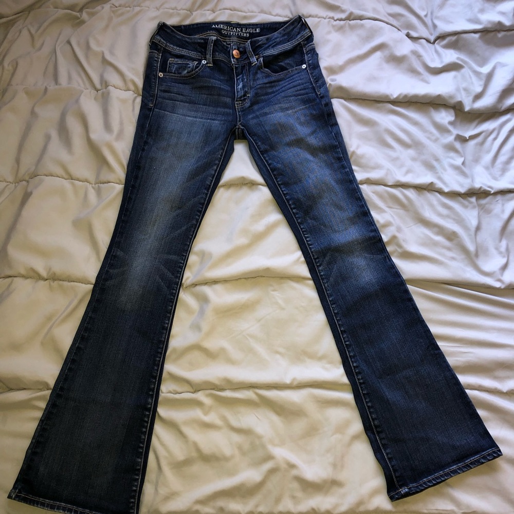 American Eagle kick boot jeans, size 4